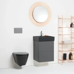 Laufen kartell servant 60x46 cm glatt underside matt sort