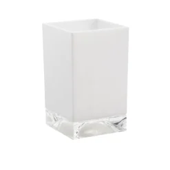 Laufen kartell tannkrus boxy hard plast hvit/gjennomsiktig