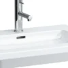 Laufen living square servant 65x48 cm u/armaturhull glatt underside hvit