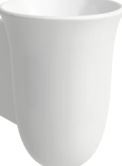 Laufen new classic tannbørsteholder i saphirkeramik matt hvit