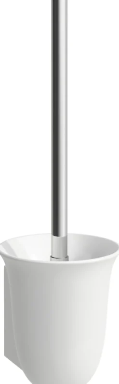 Laufen new classic toalettbørste m/holder i saphirkeramik hvit