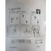 Laufen pro n 893962 monteringssett for toppmontert toalettsete