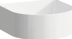 Laufen sonar servant 34x34 cm u/armaturhull hvit