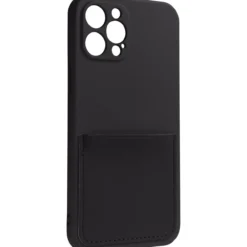 Leki bycph cover iphone 15 plus card holder pocket black