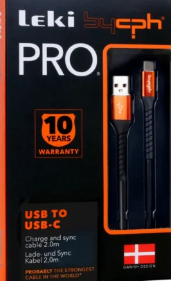Leki bycph pro cable usb til usb c 2m
