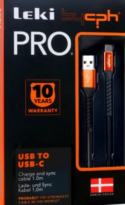 Leki bycph pro cable usb til usb c 1 m