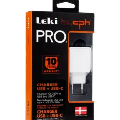 Leki bycph pro usb & usb-c til power adapter