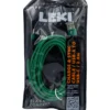 Leki denmark braided green cable usb-a to usb-c 2.0 m