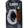 Leki denmark braided white cable usb-a to lightning 1.0 m