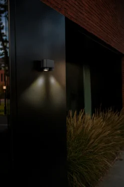 Lutec architectural cypres lampe mørk grå