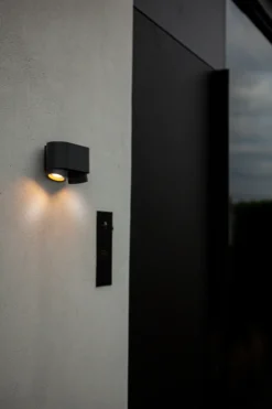 Lutec architectural cypres lampe mørk grå