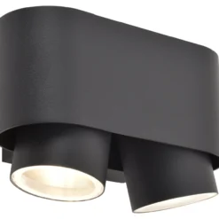 Lutec architectural cypres lampe mørk grå