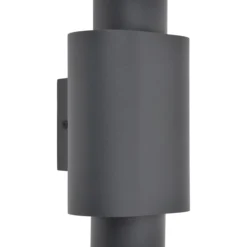Lutec architectural cypres vegglampe dobbel mørk grå