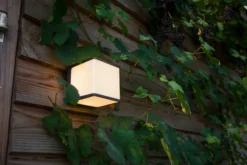 Lutec architectural doblo vegghengt lampe kull grå