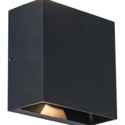 Lutec architectural gemini beams matt sort vegghengt lampe