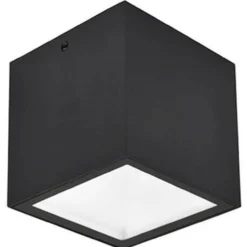 Lutec architectural gemini ip65 matt sort taklampe