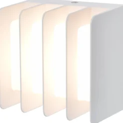 Lutec architectural gridy vegghengt lampe hvit