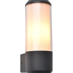 Lutec architectural hero vegghengt lampe mørk grå