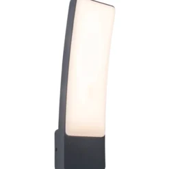Lutec architectural kira vegghengt lampe mørk grå