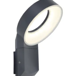 Lutec architectural meridian vegghengt lampe mørk grå