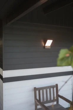 Lutec architectural pano vegghengt lampe mørk grå