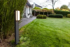 Lutec architectural qubo led frittstående hagelampe mørk grå