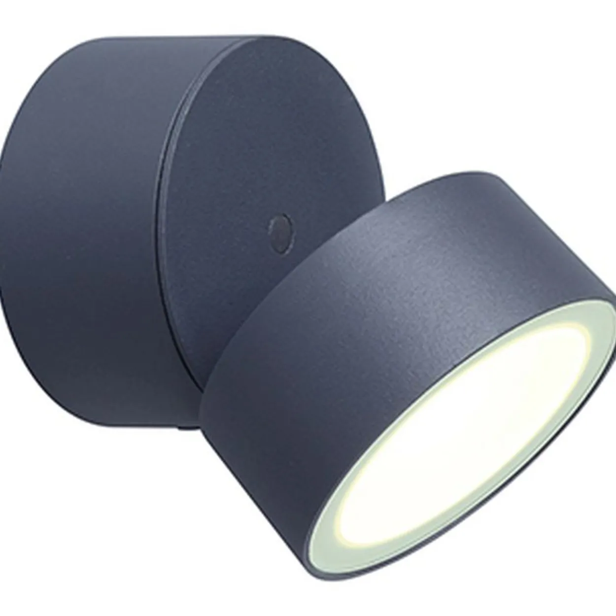 Lutec architectural trumpet vegghengt lampe mørk grå