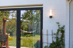 Lutec connected dropa vegghengt lampe mørk grå