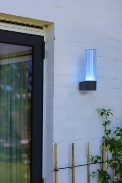 Lutec connected dropa vegghengt lampe mørk grå