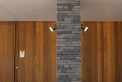 Lutec connected dropsi vegghengt lampe mørk grå