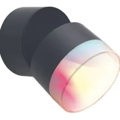 Lutec connected dropsi vegghengt lampe mørk grå