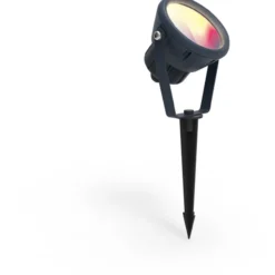 Lutec connected mini leto spotlight hagelampe grå