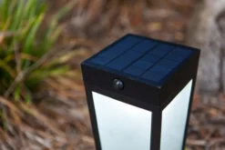 Lutec dias solar spotlight hagelampe matt sort