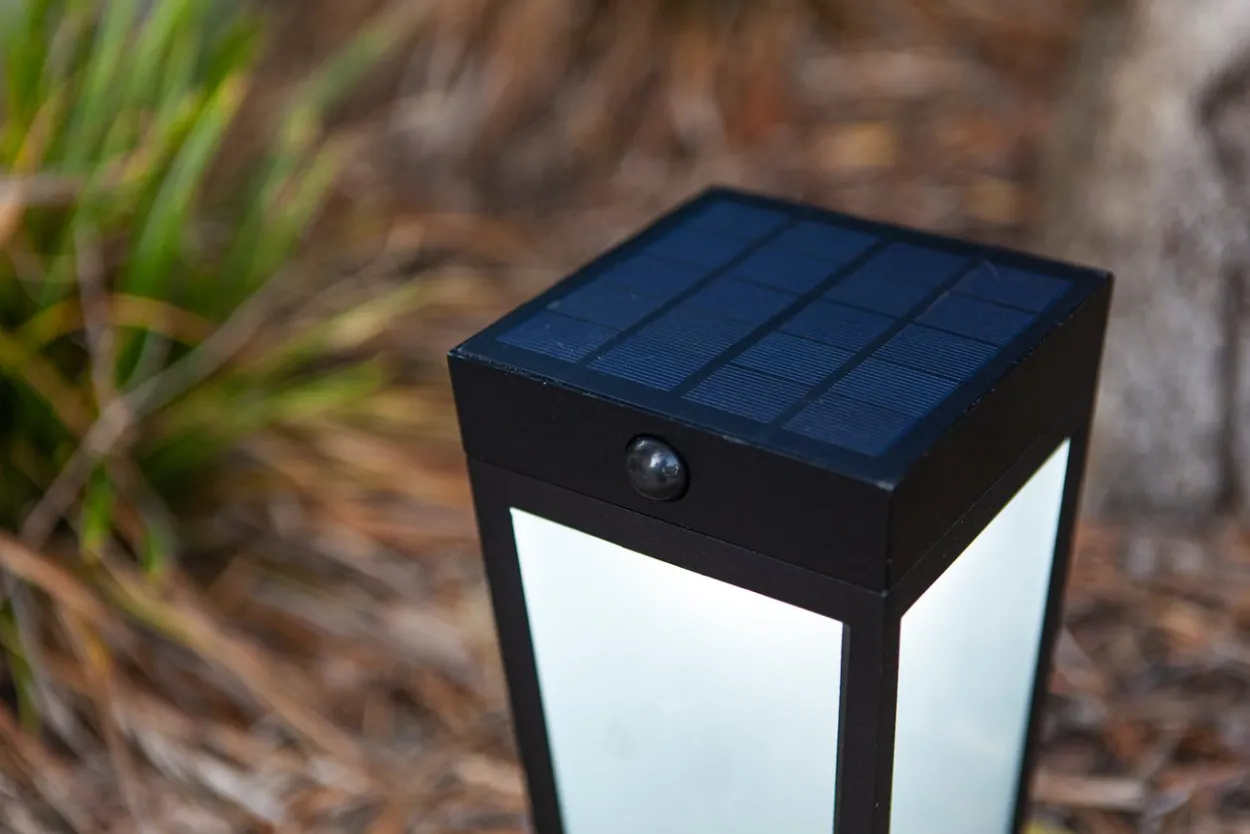 Lutec dias solar spotlight hagelampe matt sort