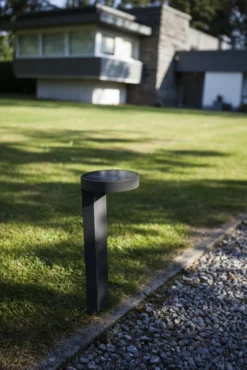 Lutec diso sensor frittstående hagelampe grå