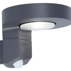 Lutec diso sensor vegghengt lampe grå