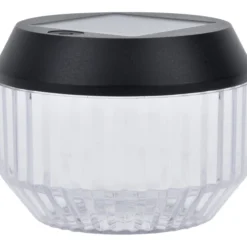 Lutec diva solar bordlampe sort 2pk