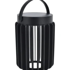 Lutec kozy solar bordlampe sort