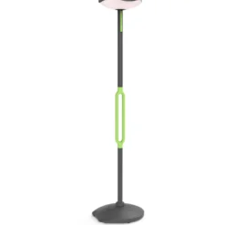 Lutec poppy solar frittstående lampe grå