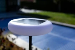 Lutec pops solar frittstående lampe matt sort