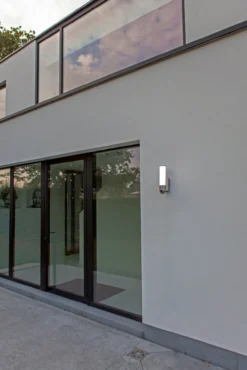 Lutec security elara lampe rustfritt stål
