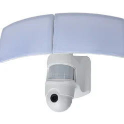 Lutec security libra vegglampe satin hvit