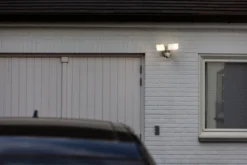 Lutec security libra vegglampe satin hvit