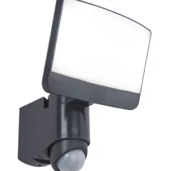 Lutec security sunshine vegglampe ip54 kull grå