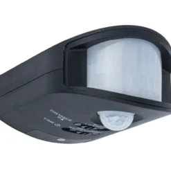 Lutec security torus vegglampe sort