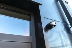 Lutec security torus vegglampe sort