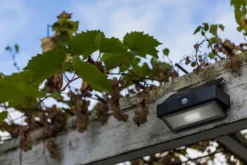 Lutec solar arrow sensor vegghengt lampe grå