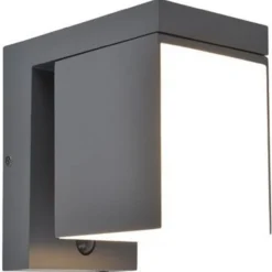 Lutec solar prima vegglampe mørkegrå