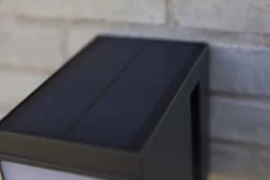 Lutec solar prima vegglampe mørkegrå