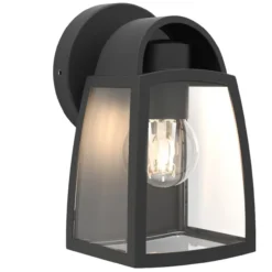 Lutec tradition kelsey vegglampe small matt sort